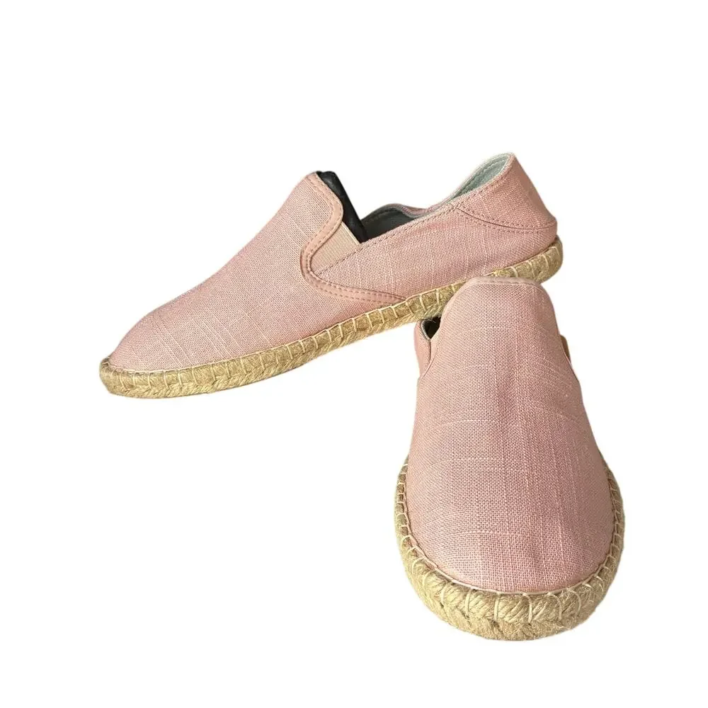 OluKai Drop-In Heel Espadrille Slip On Shoes Women's 9 Coastal Beach Boho Pink